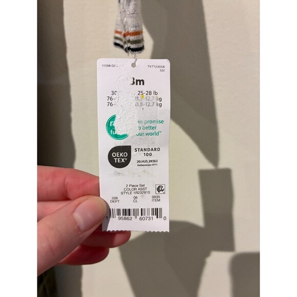 NWT Carter's Just One You Green Overall & Shirt Outfit - 18M - Picture 3 of 4